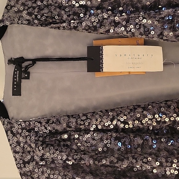 Sanctuary Sequin Open Jacket - Picture 3 of 4